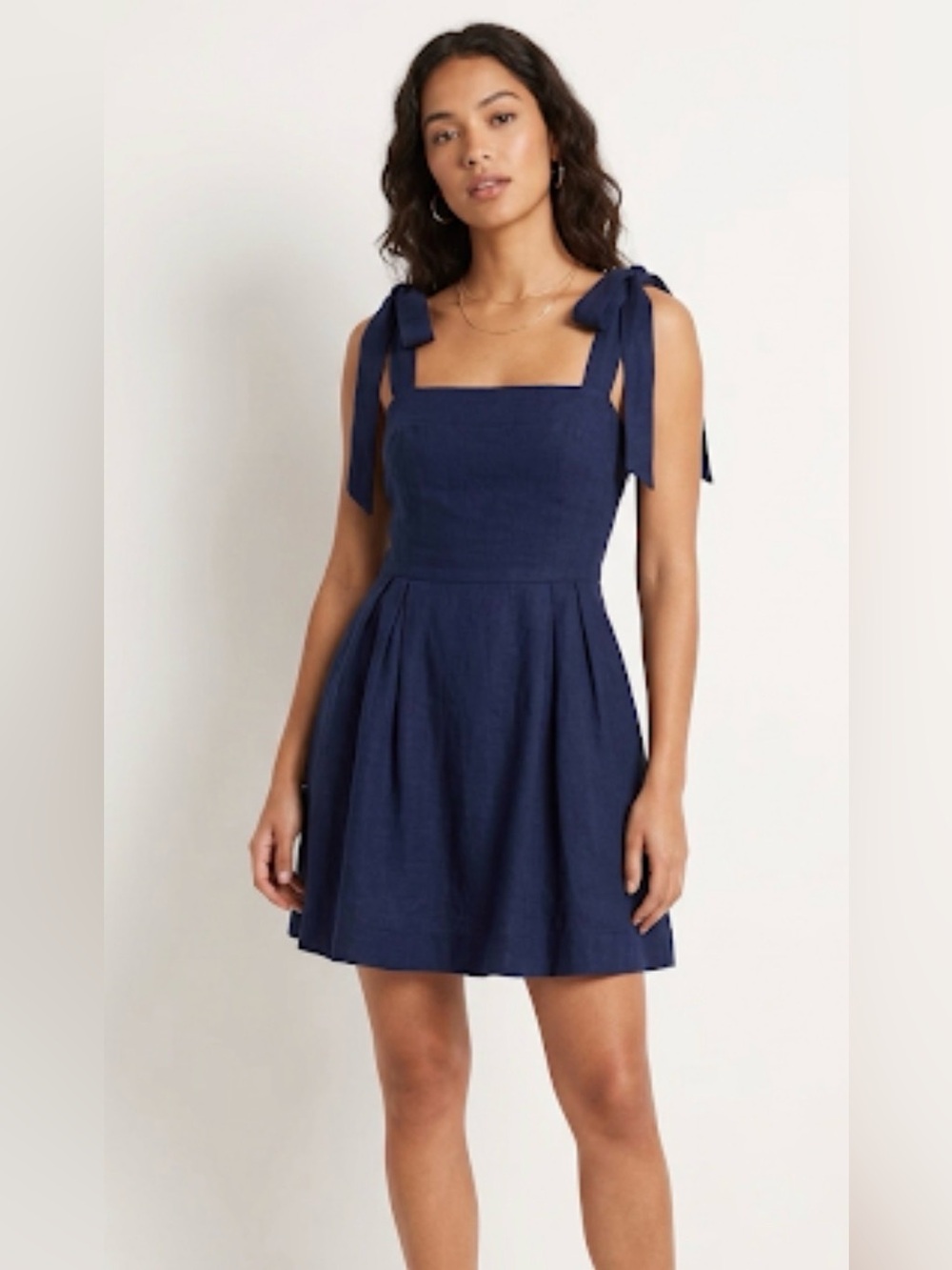 Sam Edelman Navy Blue Tie-Strap Mini Dress NWT - Size 10